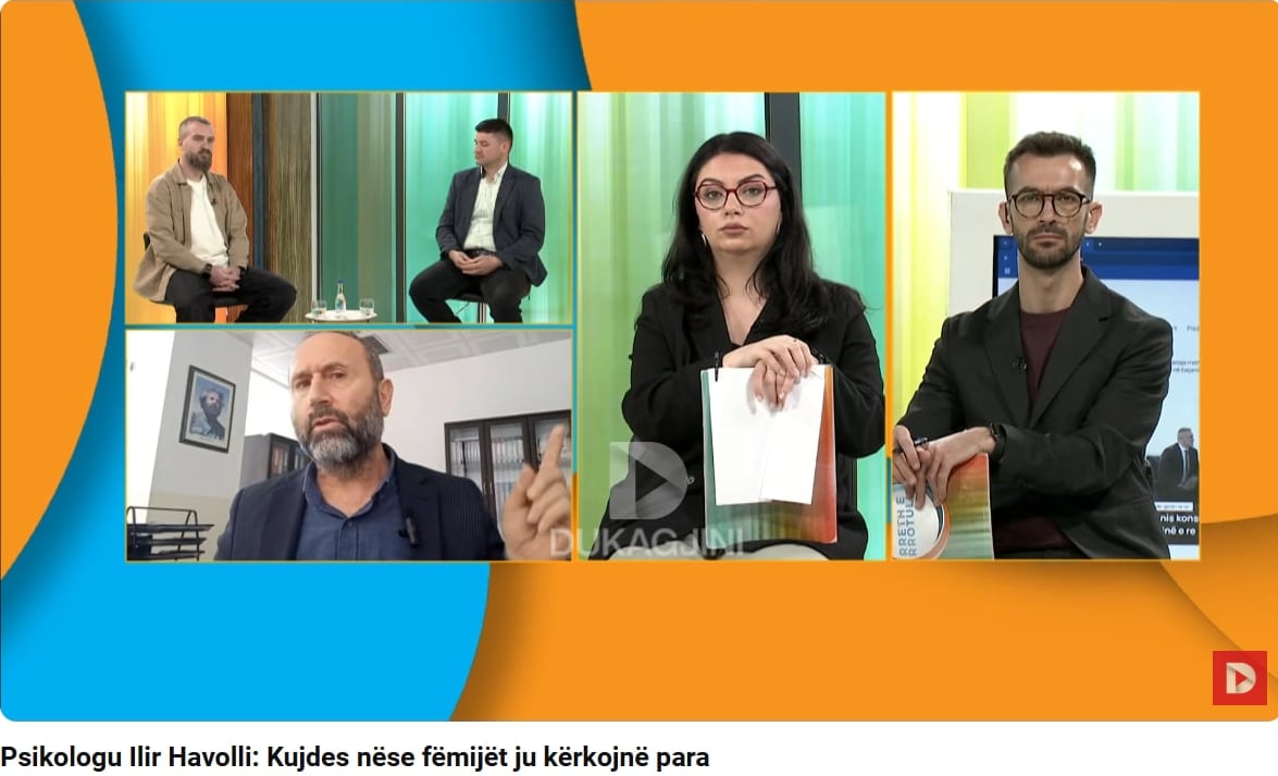 RTV Dukagjini – Emisioni Rreth E Rrotull-Ilir Havolli. Psikolog Klinik